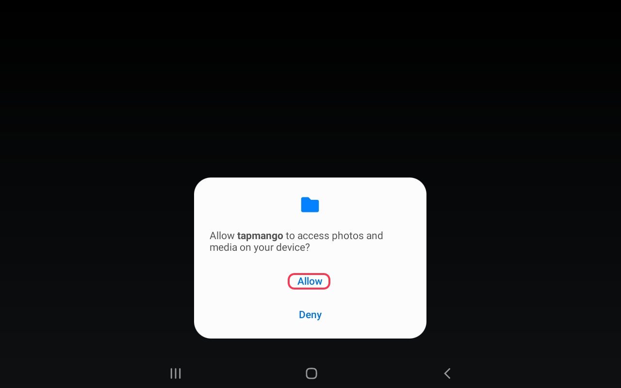 Second app permission