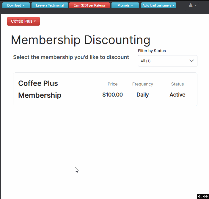 Create Discount animation